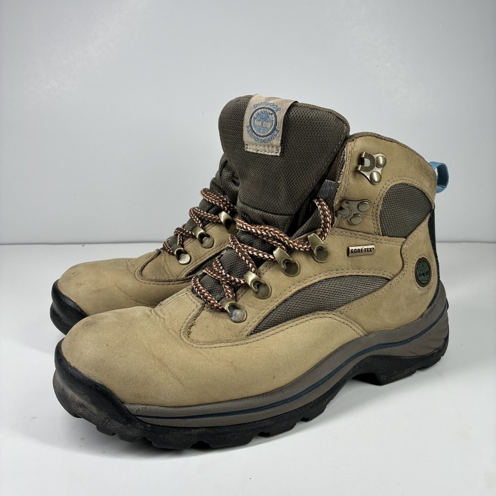 Timberland Chocorua Trail Mid Women's US 8M Tan GORE-TEX Waterproof Hiking Boots